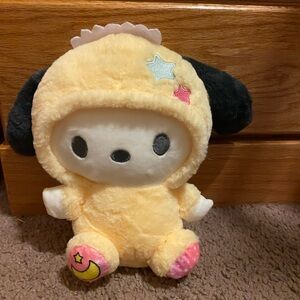 Sanrio Pochaco plush with suction cup